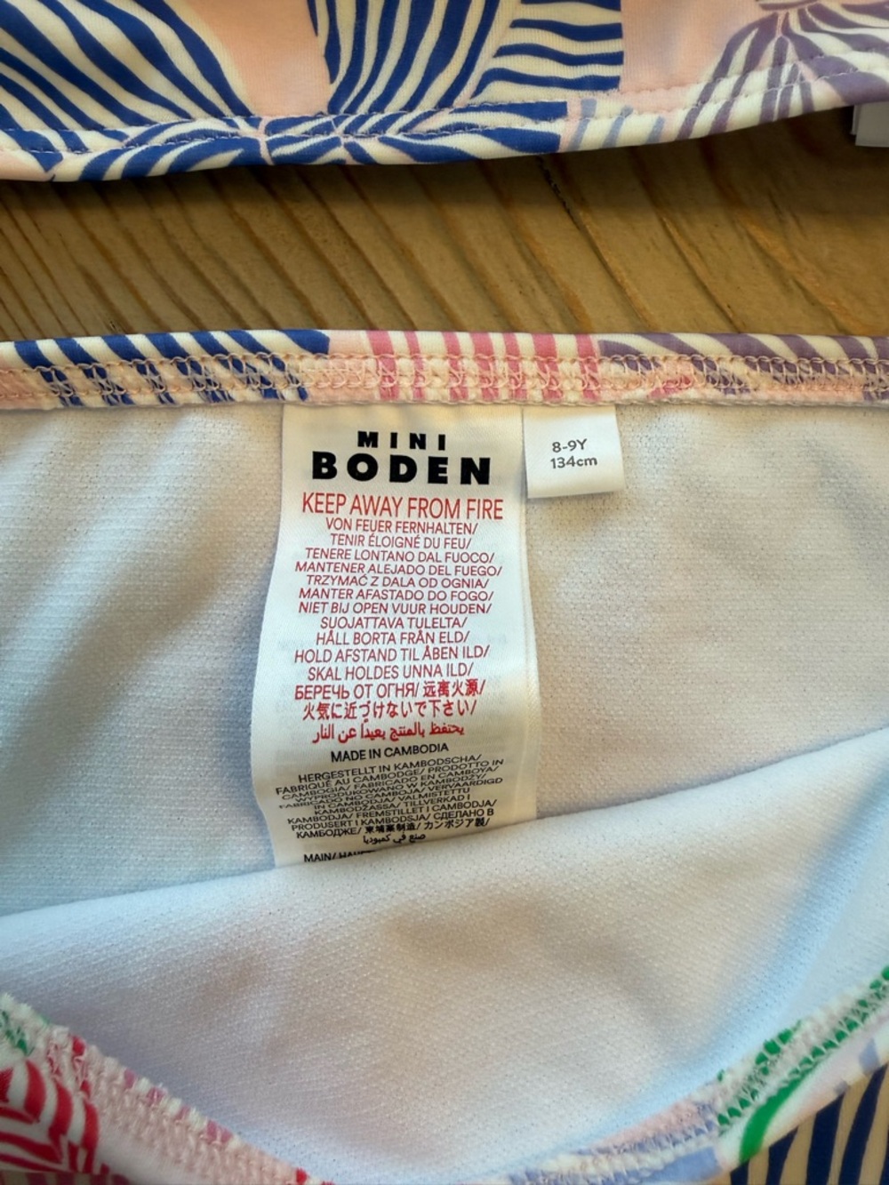 Mini Boden swimsuit size 8/9 - Picture 2 of 2